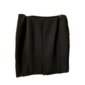 Liz Claiborne Suits Straight Skirt ONLY Size 16 Black Modest Womens Lined